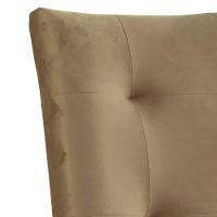 Cadeira Omega Com Pegador Madeira Maciça Cores Neutras E Tecido Para Sala De Jantar Ou Cozinha - 3