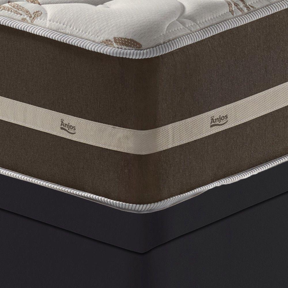 Cama Box Baú Solteiro Preto + Colchão Molas Las Vegas 88cm - 4
