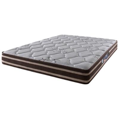 Colchão Queen Oakland Espuma D70-d28 Dupla Face 158x198x24cm Marrom