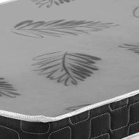 Colchão Viúvo Espuma D20 Querubin 128x188x12 Dupla Face Liso Preto - 9