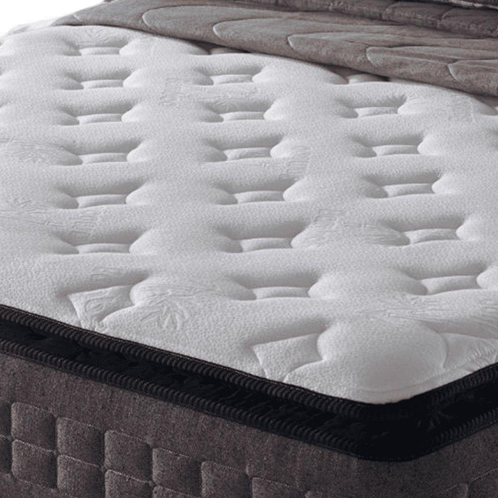 Colchão Viúva Molas Ensacadas Nashville 128x188x30cm Marrom - 10