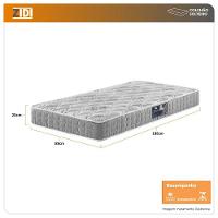 Colchão Solteiro Hanover Espuma D33 Bordado 88x188x20cm