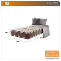 Colchão Solteiro Orleans Espuma Dupla Face Pillow Top Marrom - 6