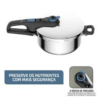 Panela De Pressão Inox Trendy 4l Fechamento Externo Rochedo - 2