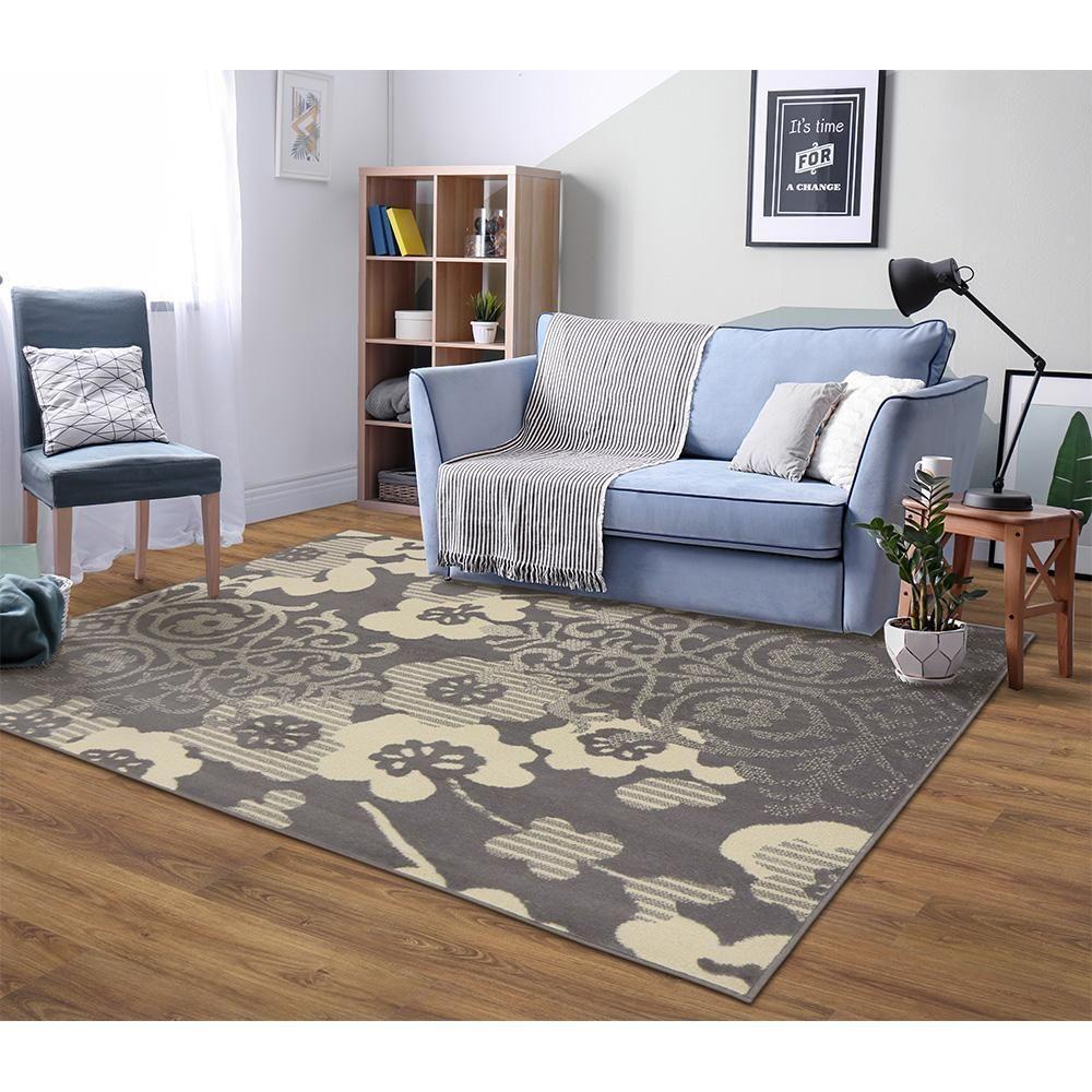 Tapete Para Sala Adana Floral 1,50x2,00 São Carlos - 5