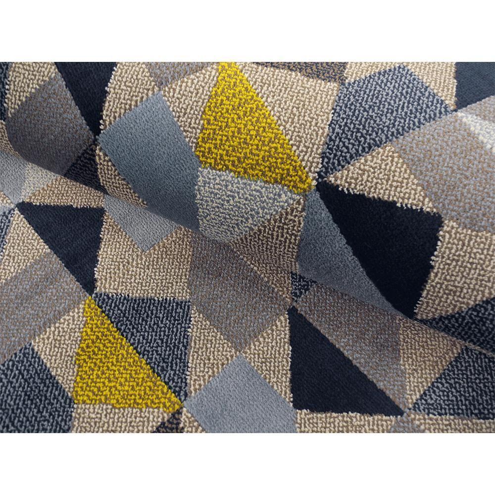 Tapete Sala School Caleidoscopio Azul 1,50x2,00 São Carlos - 3