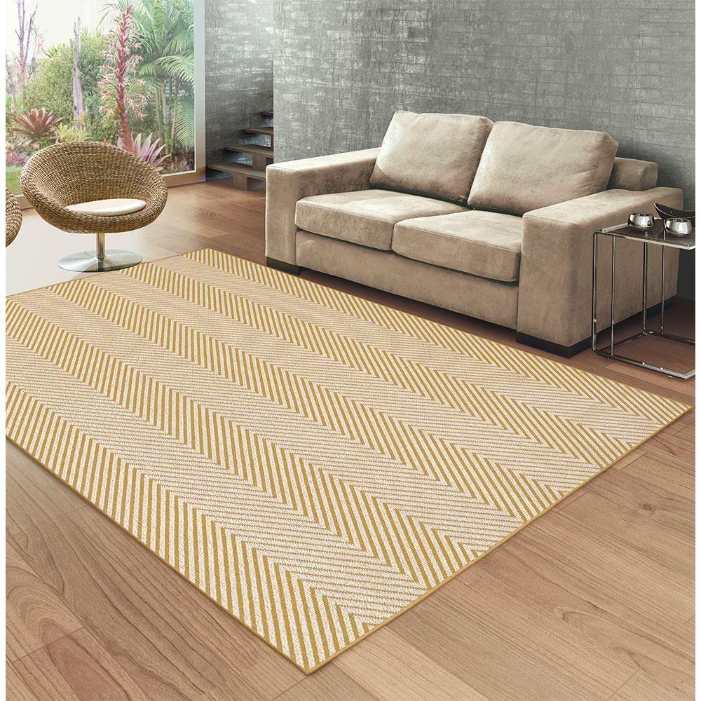 Tapete P Sala Cotton Tex. Sarja Amarelo 1,50x2,00 São Carlos - 5