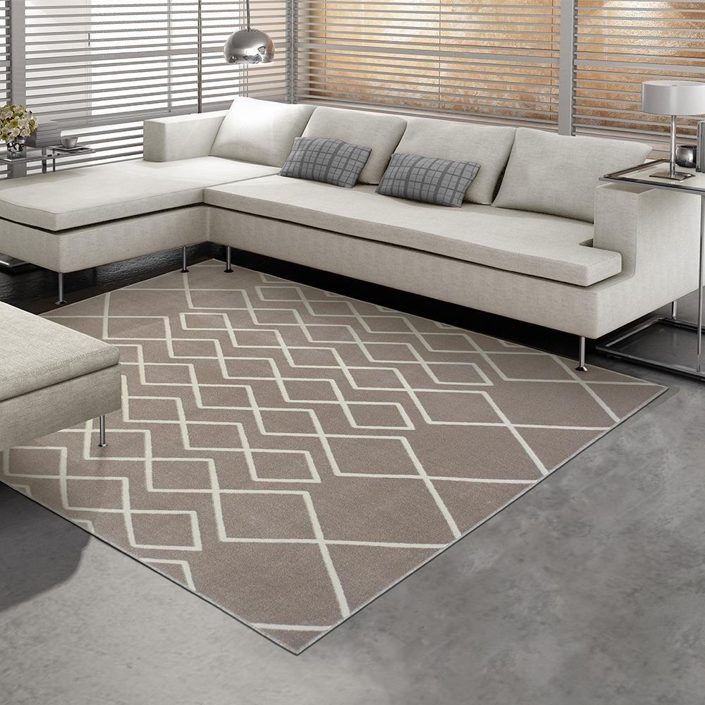 Tapete Para Sala Lyre Bege 2,00x2,50 São Carlos - 3