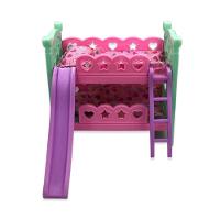 Berço De Brinquedo Com Escorregador Rosa - 1