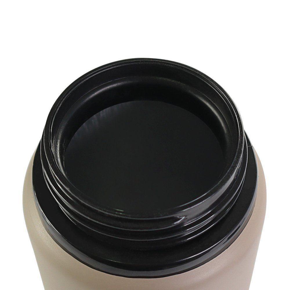 Garrafa Squeeze De Alumínio 600ml Com Alça - Bege - 5