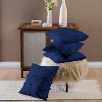Kit 04 Almofadas Cheias Poppy 45cm X 45cm Cor Azul Marinho - 2