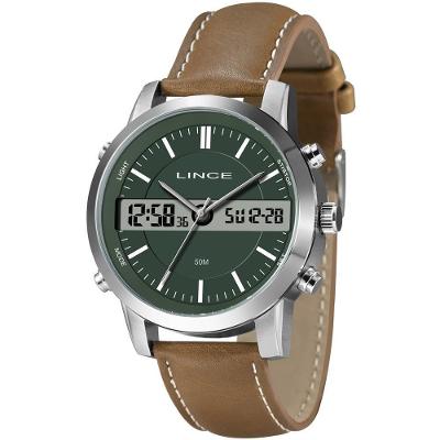 Relógio Lince Masculino Ref: Mac4763l46 E1nx Anadigi Prateado