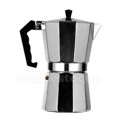 Cafeteira Italiana Express 6 Ou 9 Xícaras Em Aço Inox Quantidade:9 Xícaras