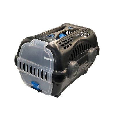 Caixa De Transporte Para Pets - Preto E Azul