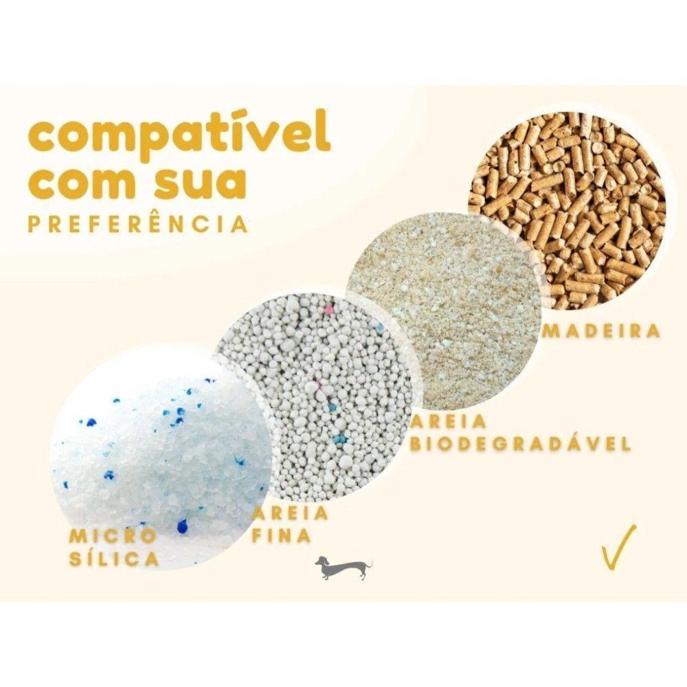 Caixa De Areia Que Não Precisa De Pá Para Gatos 3 Peças - 2