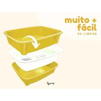 Conjunto De Bandejas Para Caixa De Areia De Gatos - 3 Peças Cor:azul - 6