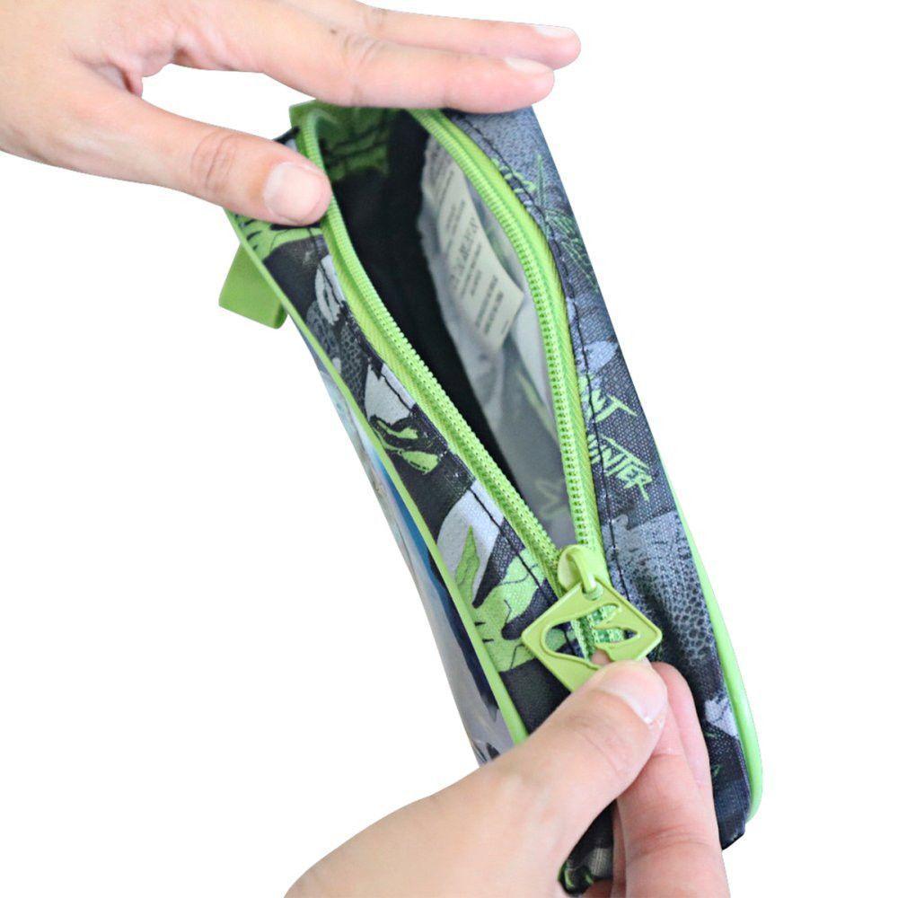 Estojo Escolar Infantil Com 2 Compartimentos Com 3 Modelos Modelo:dinossauro T-rex - 2