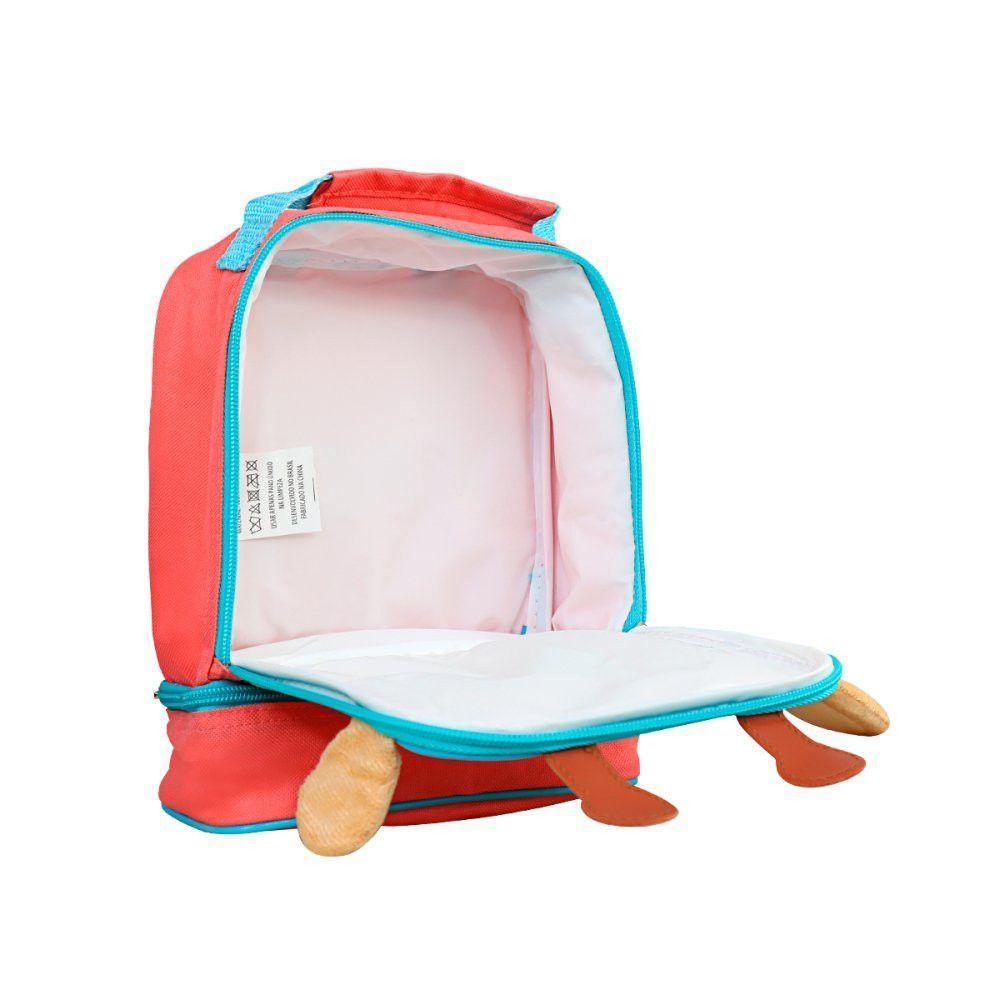 Lancheira Térmica Infantil Com Alça De Animais Com 6 Modelos Personagem:girafa - 6
