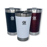 Lançamento Copo Térmico Cerveja Abridor 500ml - Branco - 9