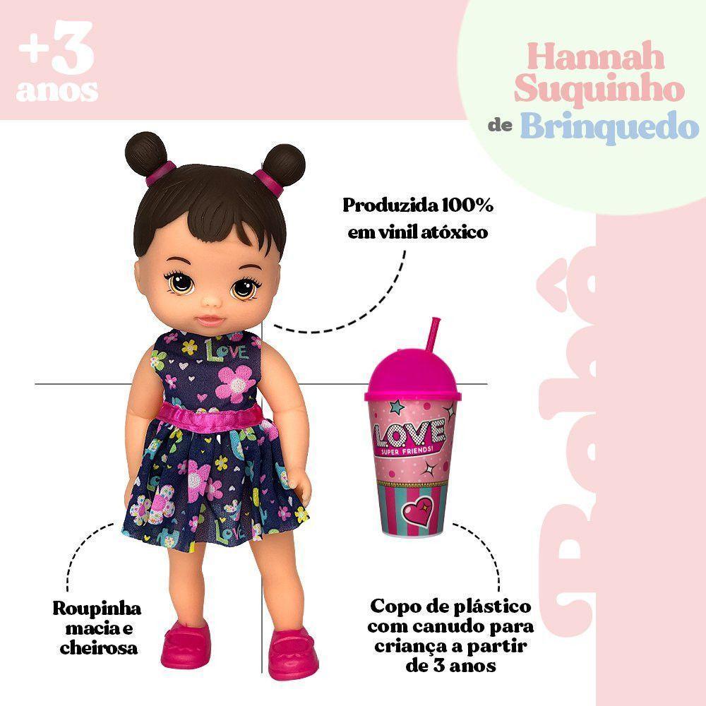 Boneca Hannah Suquinho Com Copo - 5