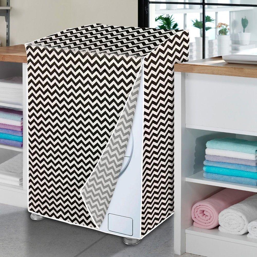 Capa Máquina De Lavar Forrada Zigzag Gg - 2
