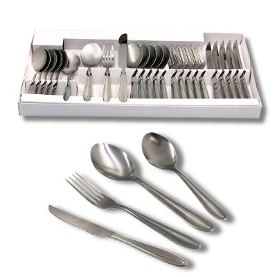 Conjunto De Talheres Em Aço Inox  24 Peças