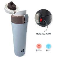 Garrafa Térmica Aço Inox 500ml Com 5 Cores Para Escolher Cor:branca - 3