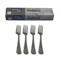 Kit 12 Garfos De Mesa Em Aço Inox - 1