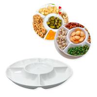 Petisqueira Redonda 5 Divisórias Para Frios E Petiscos 30cm - 4