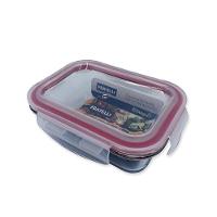 Pote De Vidro Hermético Marmita Tampa Plástico 370ml C Trava - 3