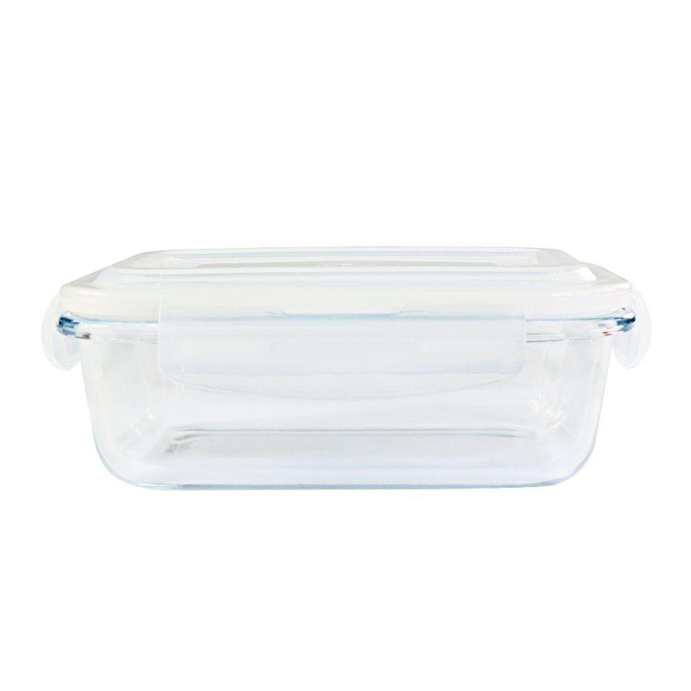 Pote Vidro Hermético Marmita Mantimentos Tampa 640ml - 3