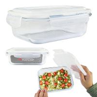 Pote Vidro Hermético Marmita Mantimentos Tampa 640ml - 1