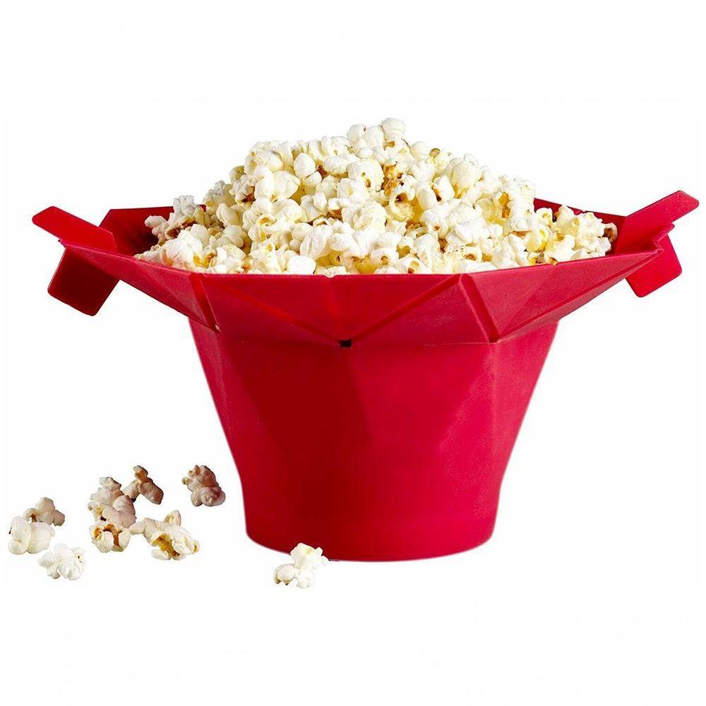 Balde Pipoca Pipoqueira Silicone Para Micro-ondas Sem óleo - 2