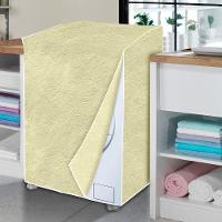 Capa Para Máquina De Lavar Gg - Proteção Garantida Cor:bege Perolizada - 2