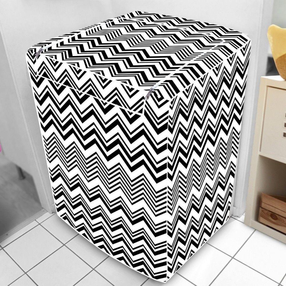 Capa Máquina Lavar Com Abertura Superior Com Zíper Zigzag P - 2