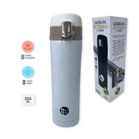 Garrafa Isotérmica Com Tampa 500ml - Branca - 2