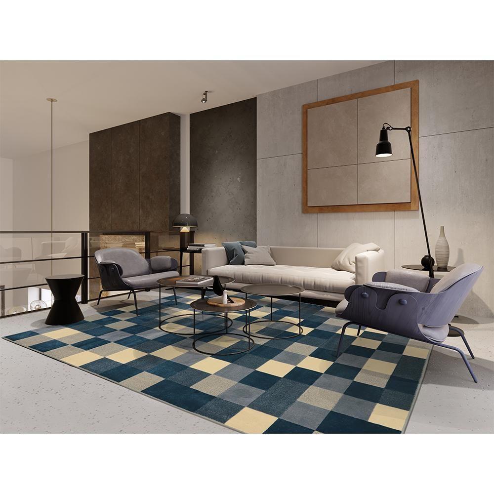 Tapete Para Sala Supreme S Xadrez 2,00x2,50 São Carlos - 3