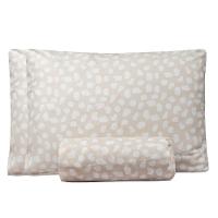 Jogo De Lençol Queen Bouti Basic Estampado 180 Fios 3 Peças - Poa Creme - 1