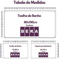 Jogo De Toalhas Gigante Itália Soft 2 Banhão + 2 Rosto + 2 Tapete Luxo 100% Algodão Cinza - 2