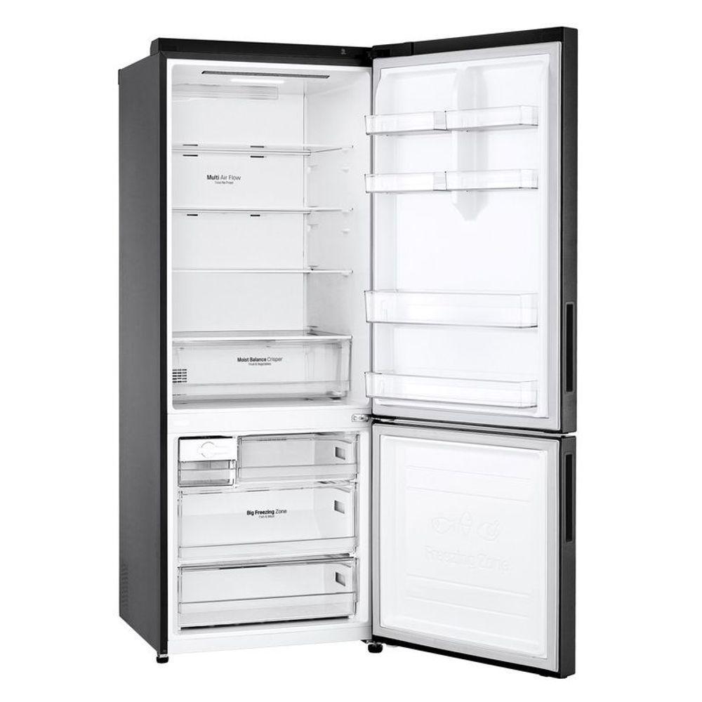 Geladeira LG Inverter Bottom Freezer 451L Black GC-B569NQL2 220V - 3
