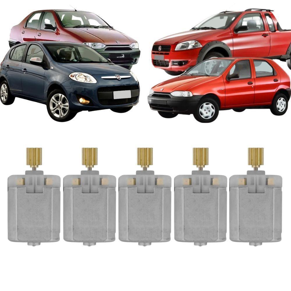 Kit 5 Motorzinho Da Trava Elétrica Fechadura Meriva Corsa - 1