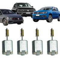 Kit 4 Motor Da Trava Elétrica Da Fechadura Jetta Amarok - 1