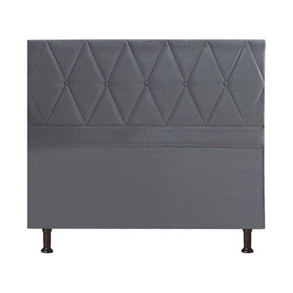 Cabeceira Cama Box Solteiro Js Heloisa Grafite - 1