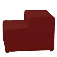 Escada Estofada 2 Degraus Para Cachorro Gato E Maca De Estetica Suede Cor Marsala - 5
