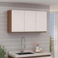 Aereo 1200 Conecta 3 Portas Ebano - Off White - 2