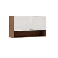 Aereo 1200 Conecta 2 Portas Ebano Frente Provencal Branco - 1