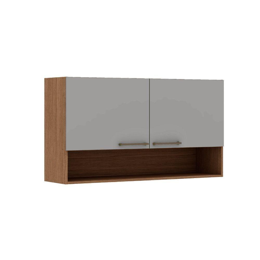 Aereo 1200 Conecta 2 Portas Ebano - Fendi - 1