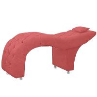 Maca Estofada Capitone Julia Para Estetica Facial Sombrancelha E Cilios Suede Cor Rose - 3