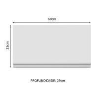 Armário Aéreo 60 Cm 1 Porta Basculante Branco Madesa