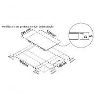 Cooktop De Indução Dako 2 Bocas Preto Com Zona Flexível 220v - 6